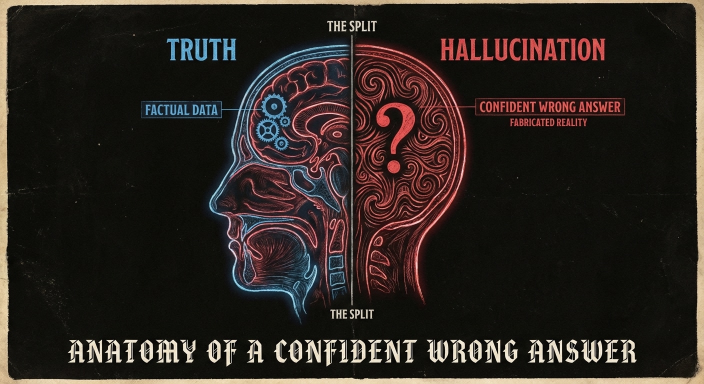 Confident and Wrong: The Anatomy of an LLM Hallucination