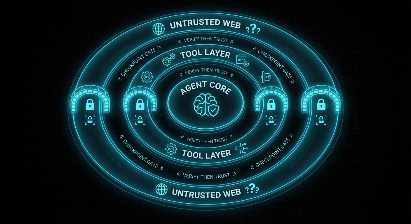 Trust boundary zones diagram