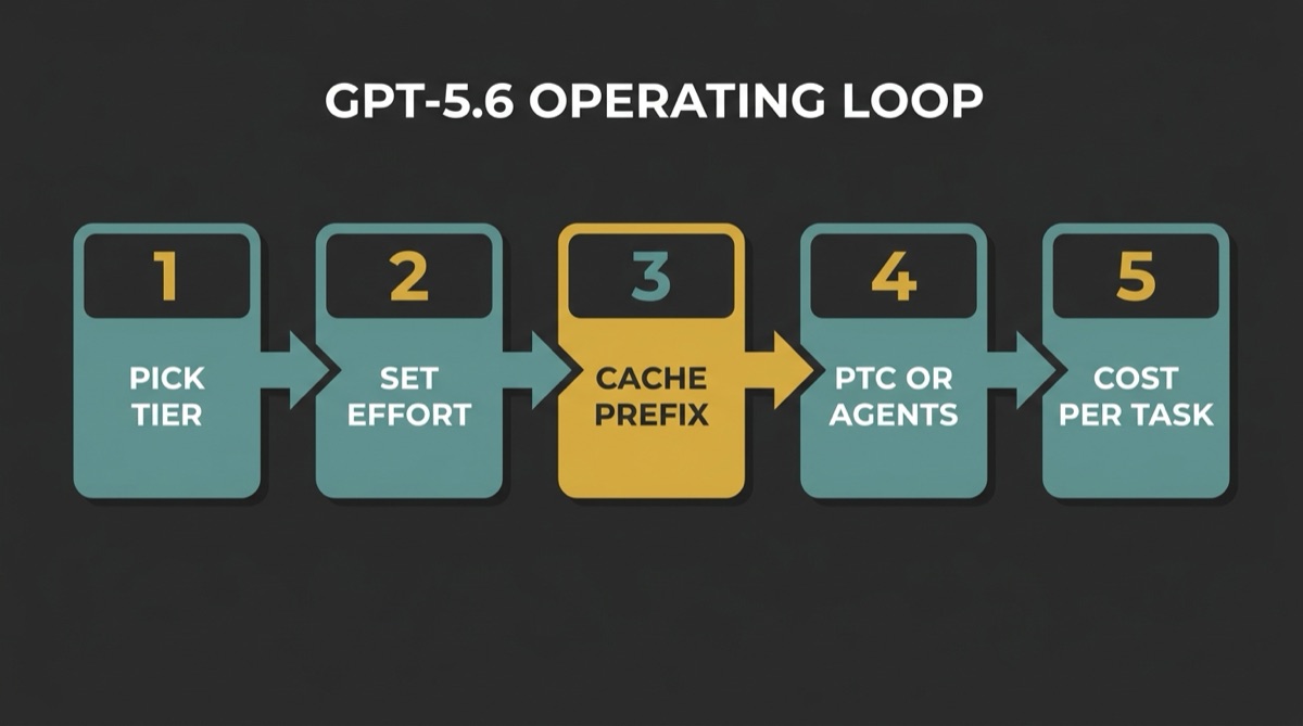 Lecture map: pick tier, set effort, cache prefixes, PTC vs multi-agent